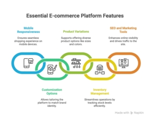Five features for choosing e-commerce platform for clothing