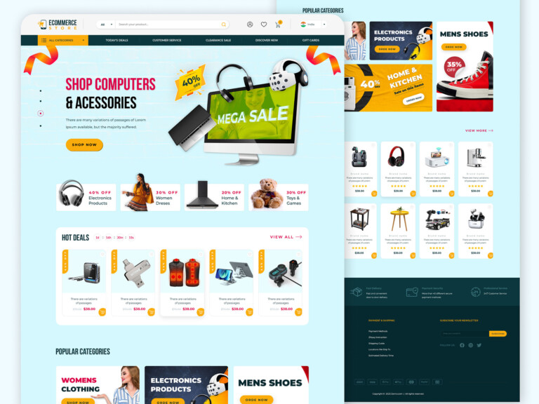 ecommerce website sale ecommerce website sale