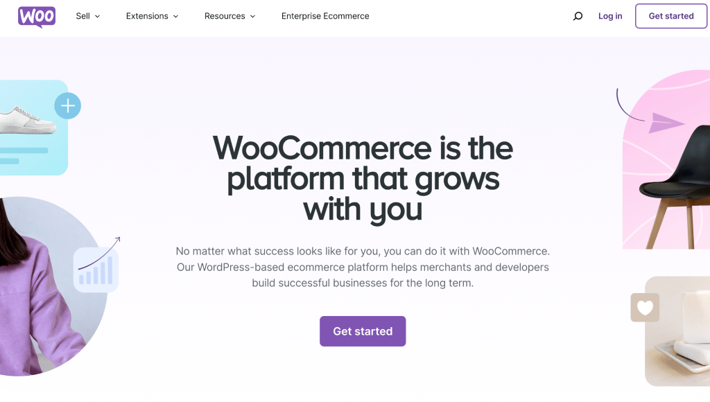 WooCommerce home page