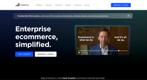 Bigcommerce homepage