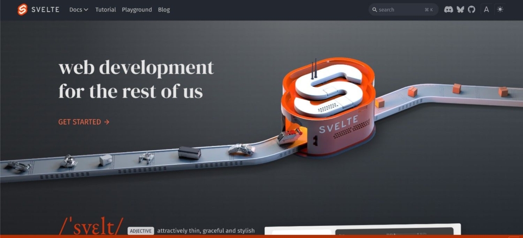 svelte website 