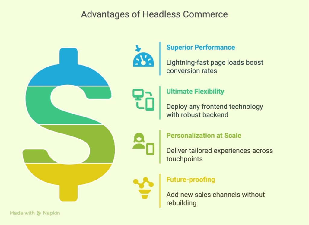 advantages of headless commerce