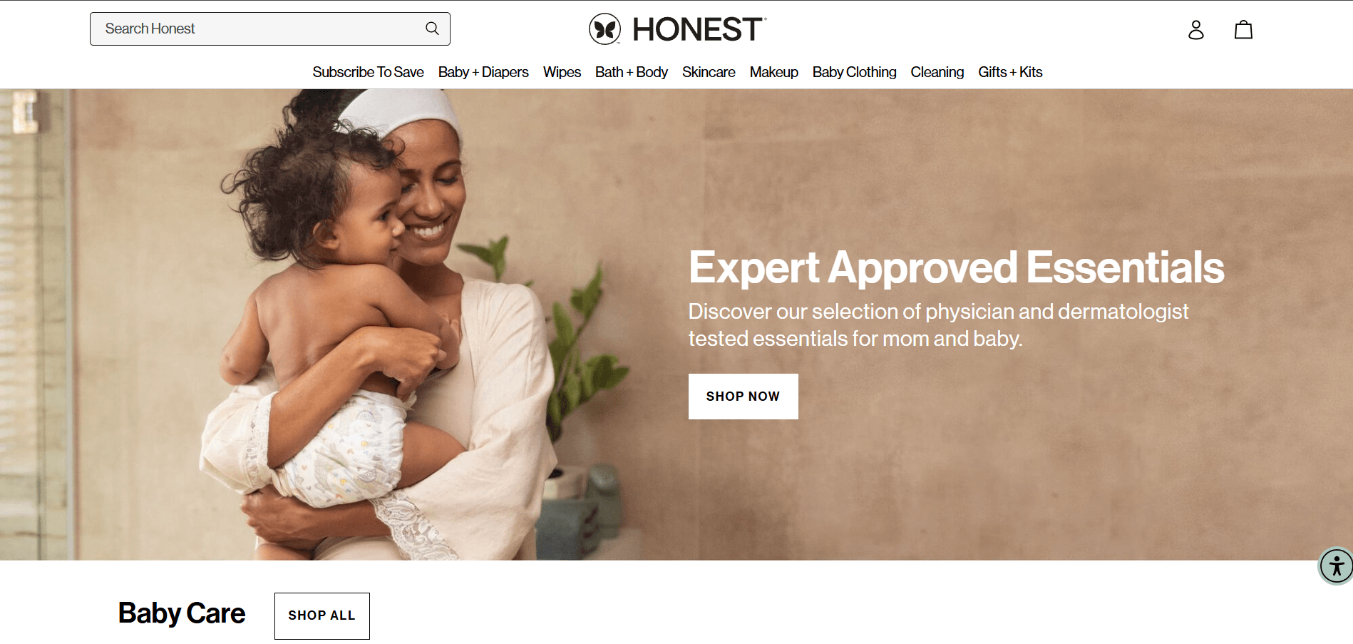 Honest home page
