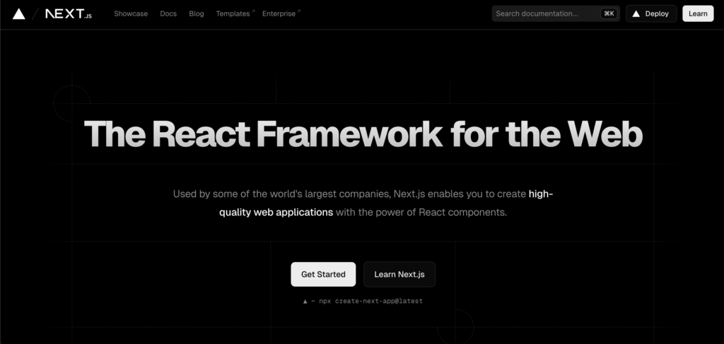 nextjs website