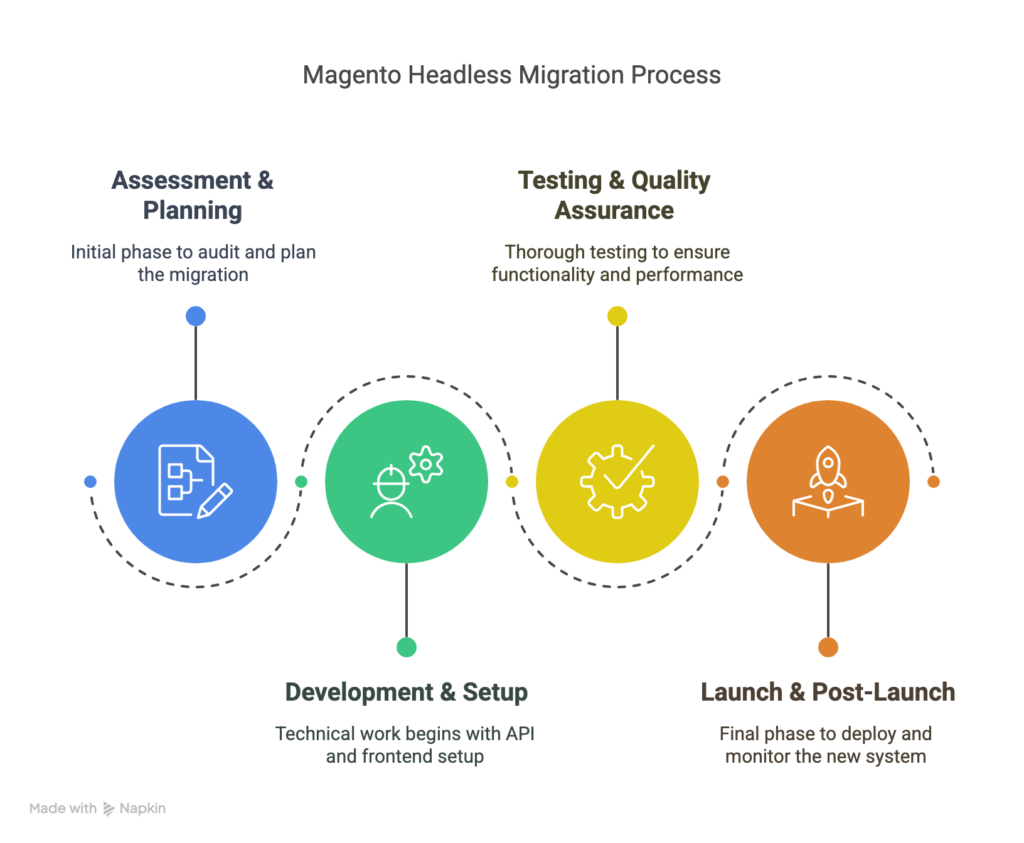 Headless Magento migration process