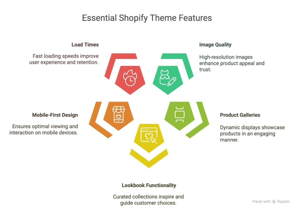 essesntial shopify theme features