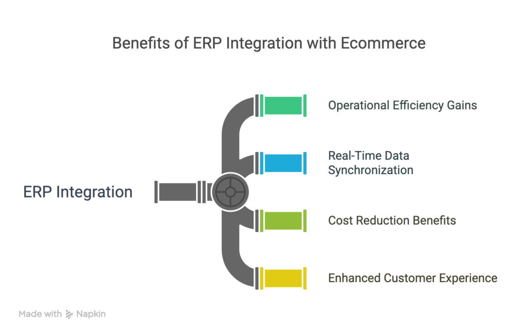 benefits of integrating erp with ecommerce
