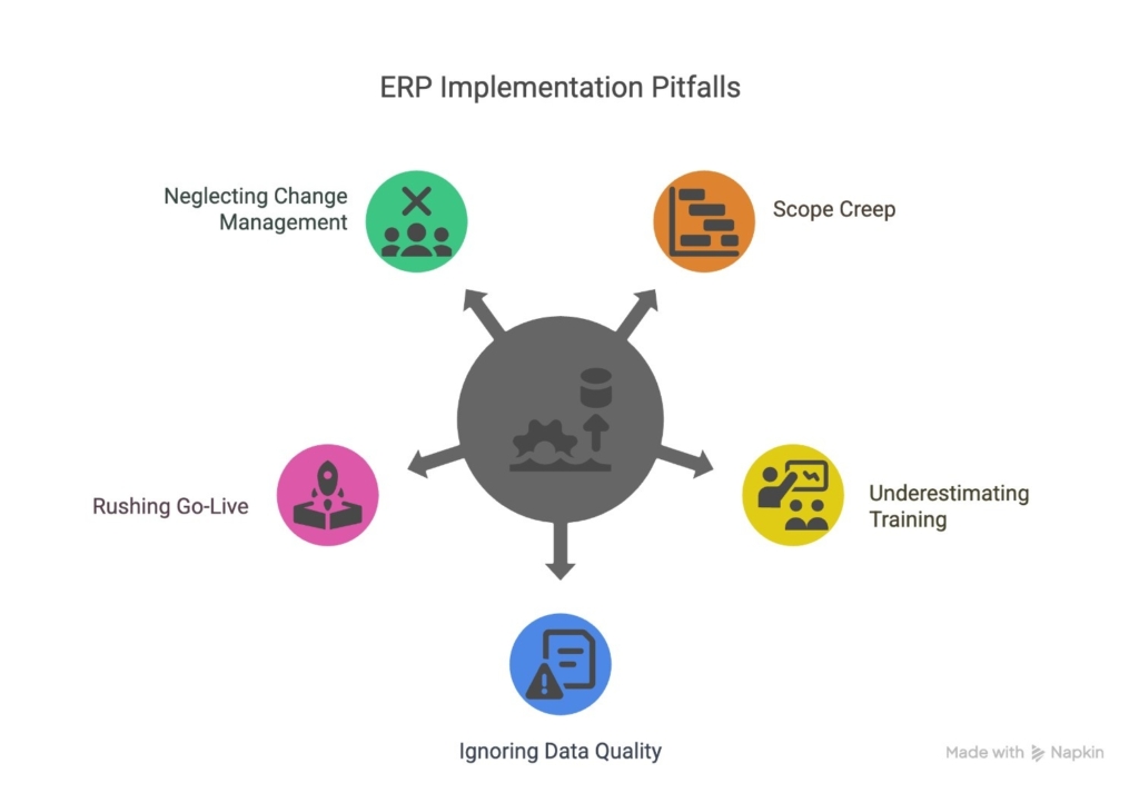 common pitfalls in erp implementation roadmap