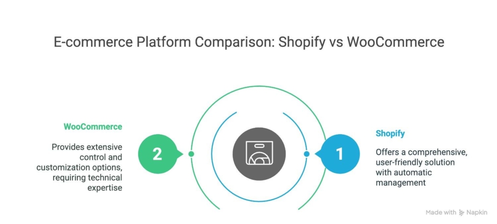 shopify vs woocommerce