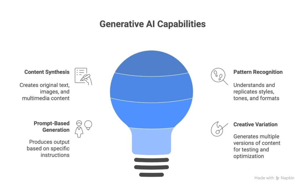 Core functions of Generative AI