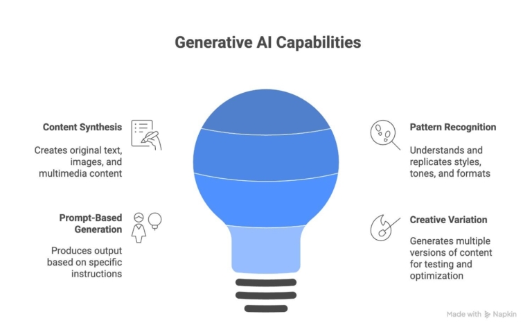 Core functions of Generative AI