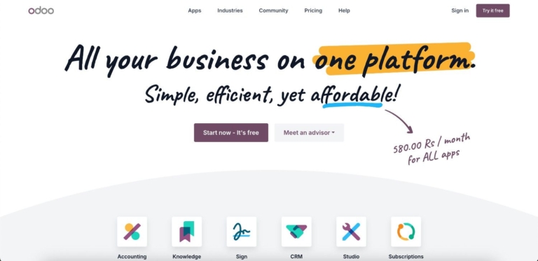 odoo, an erp tool for managing remote teams