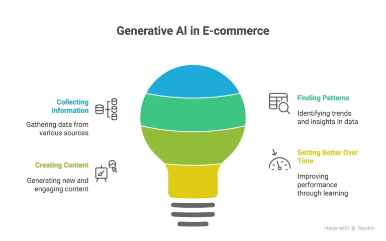 the 4 step process of how gen ai works