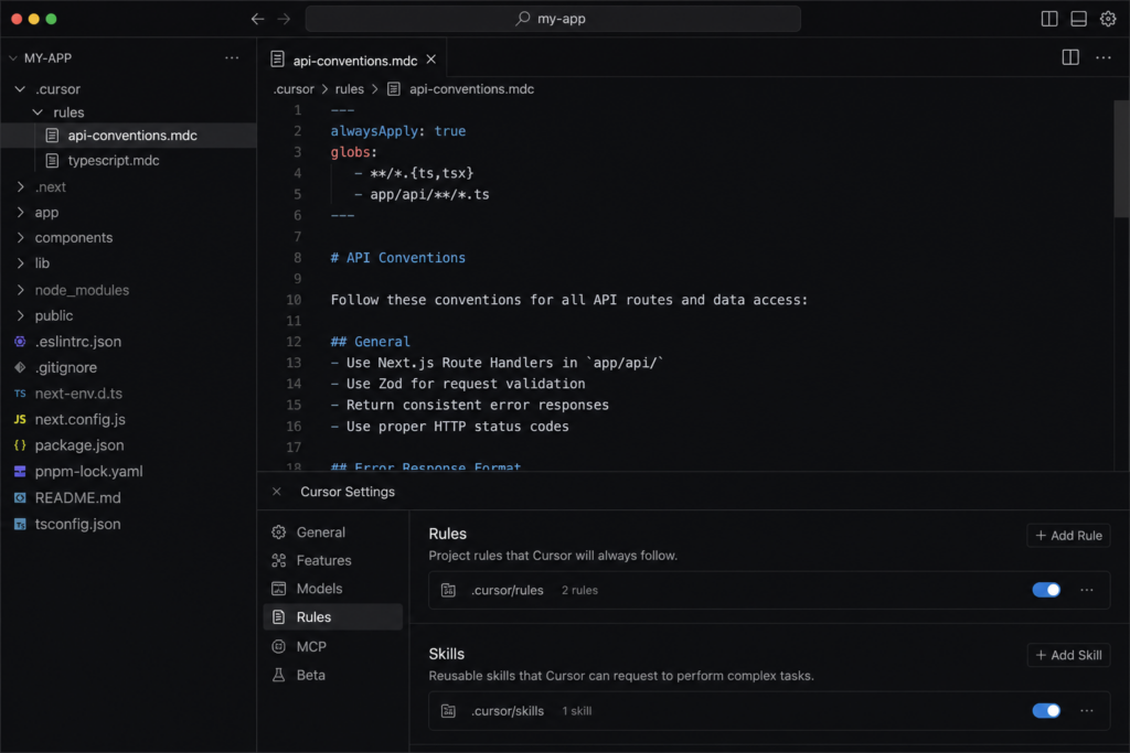 cursor-rules-structure