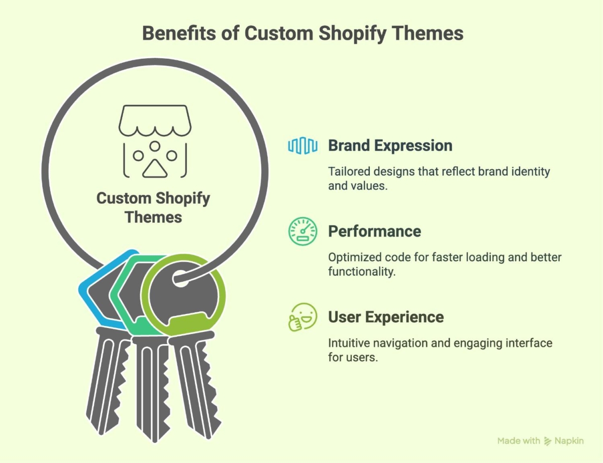 benefits of custom shopify theme