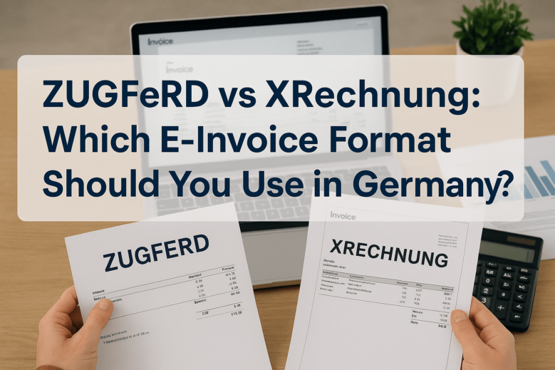 ZUGFeRD vs XRechnung: Which E-Invoice Format Should You Use in Germany?