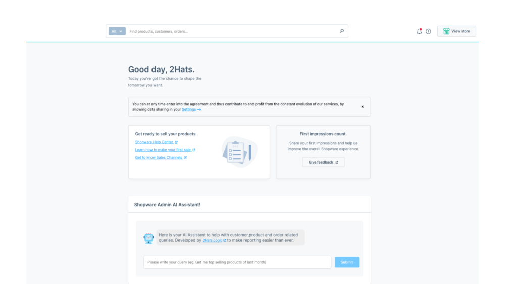 Preview button for administration
