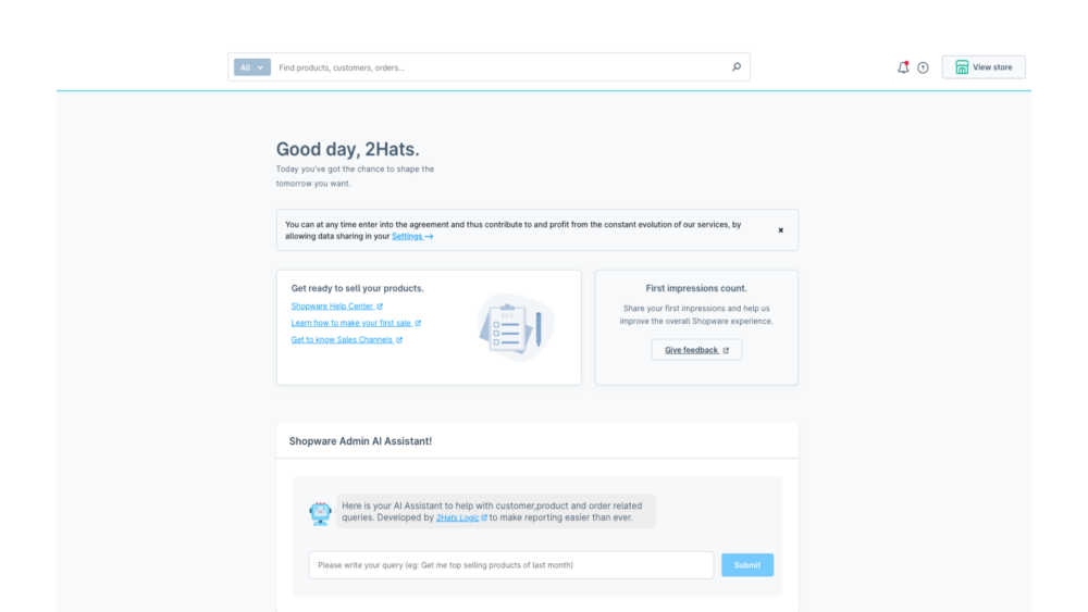 Preview button for administration