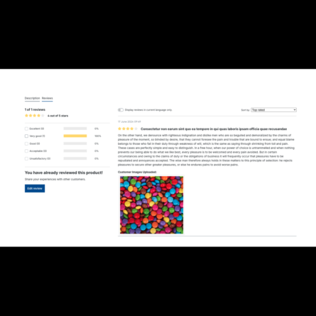 Customer reviews