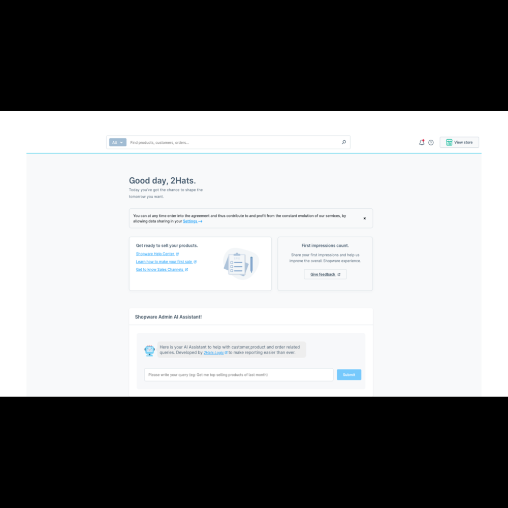 Preview button for administration