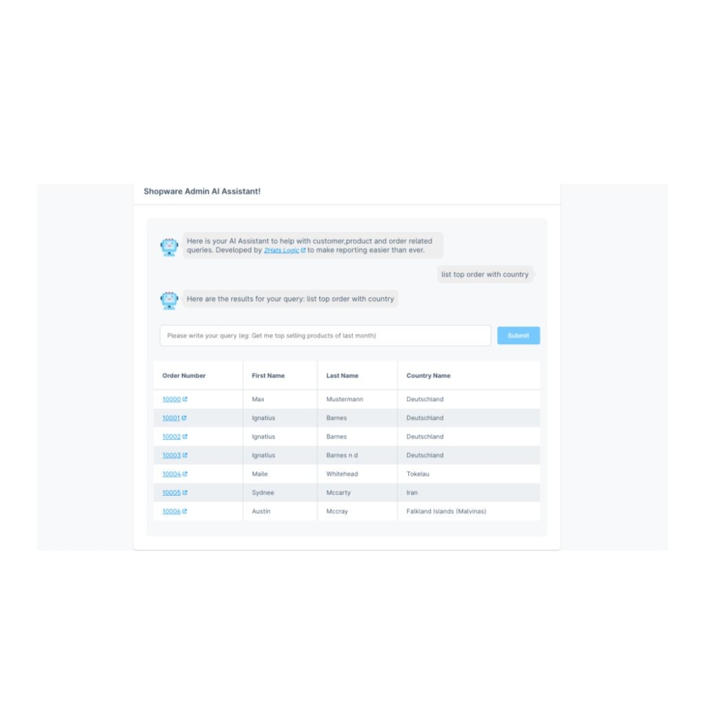 AI Reports - AI Analytics. ChatGPT Dashboard