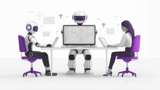 poster-robot-digital-chatbot-technology