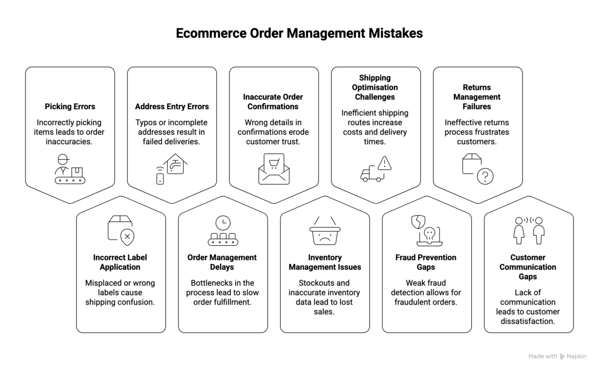 e-commerce order management issue