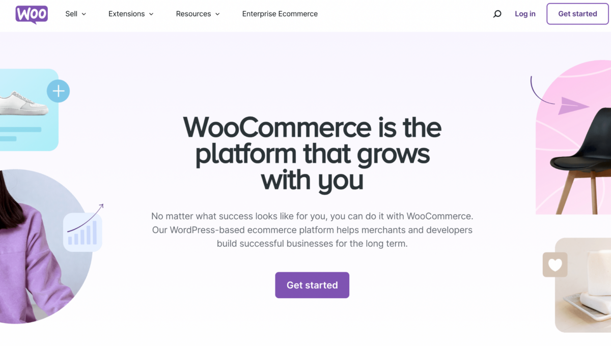Woocommerce homepage